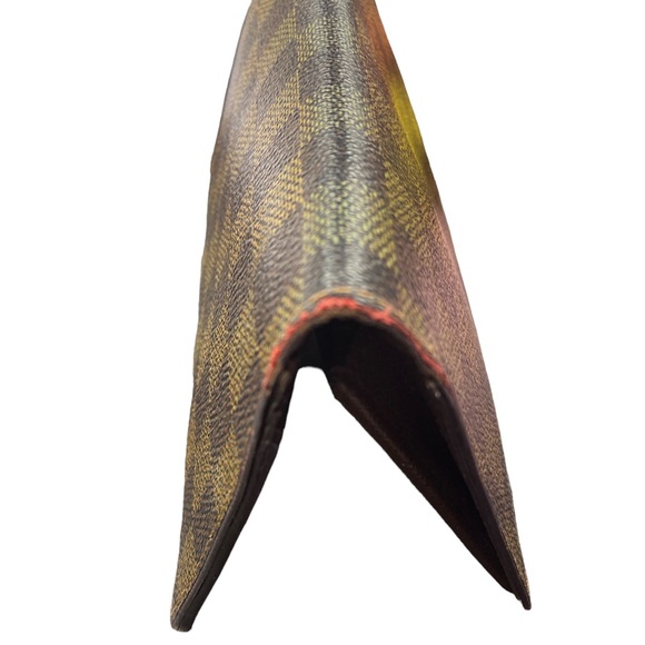 AUTHENTIC LOUIS VUITTON DAMIER PORTE BRAZZA LONG WALLET - Picture 15 of 16